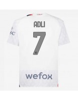 AC Milan Yacine Adli #7 Venkovní Dres 2023-24 Krátký Rukáv